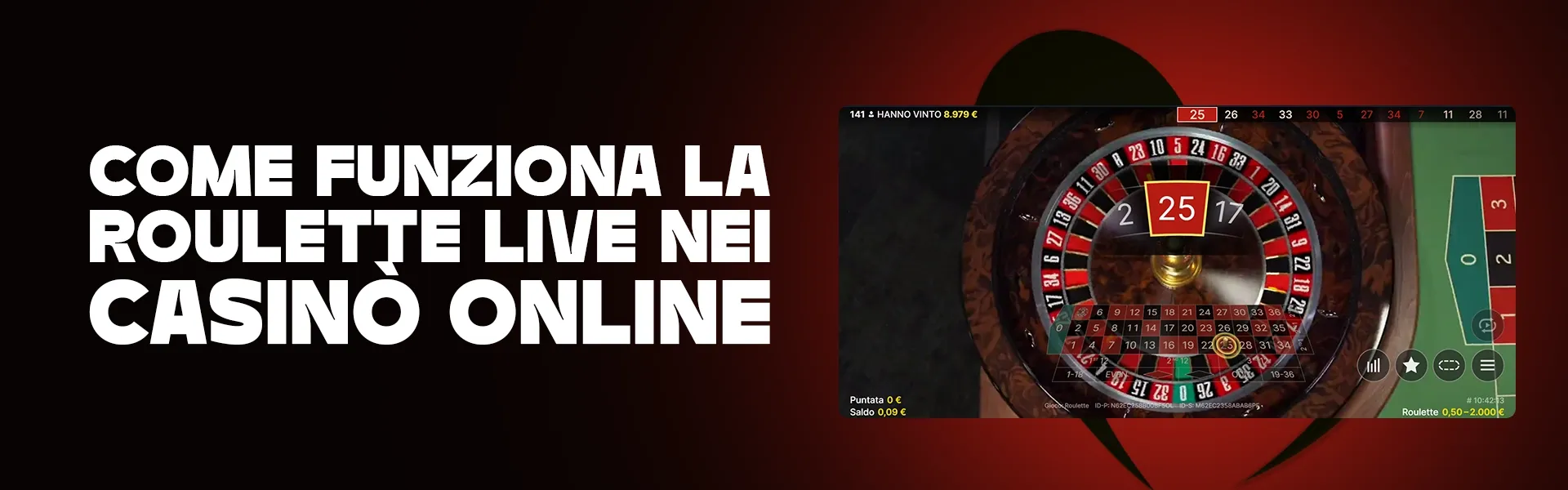 Come funziona la roulette live nei casino online