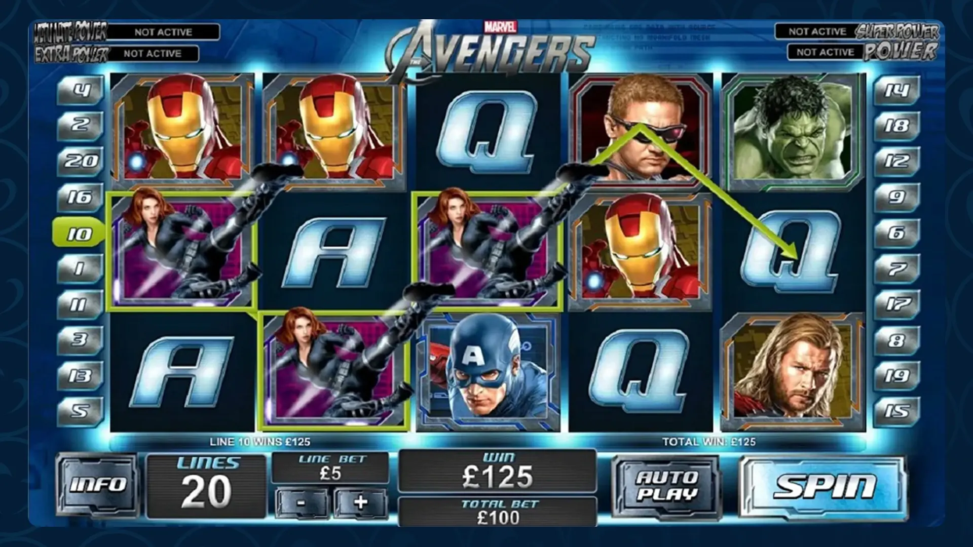 Slot Playtech Marvel