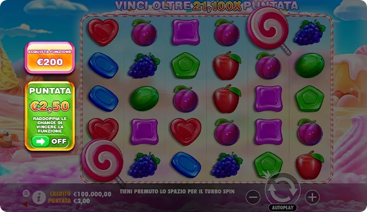 Sweet Bonanza funzioni speciali