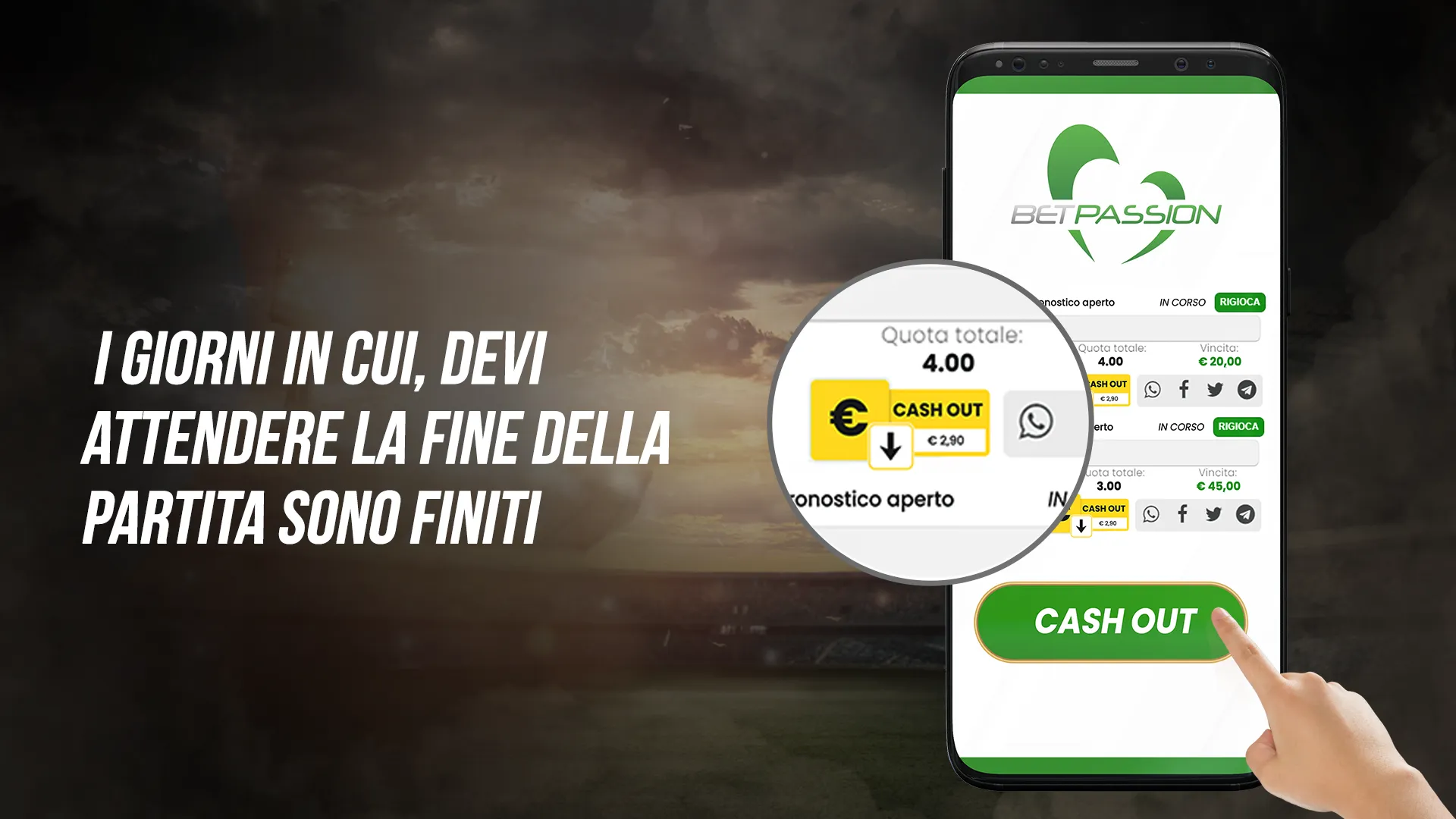 Cashout - Tempo finito